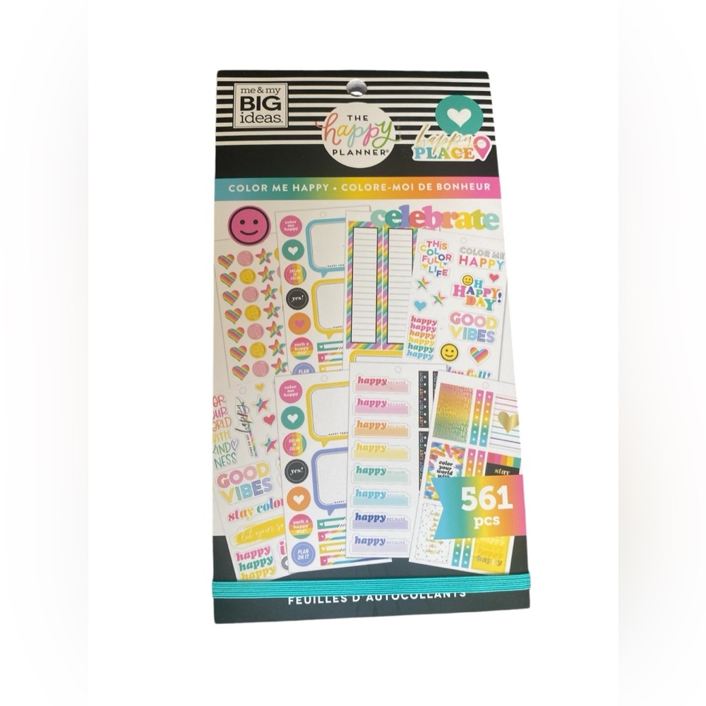 The Happy Planner Color Me Happy Happy Place Sticker Sheets Book